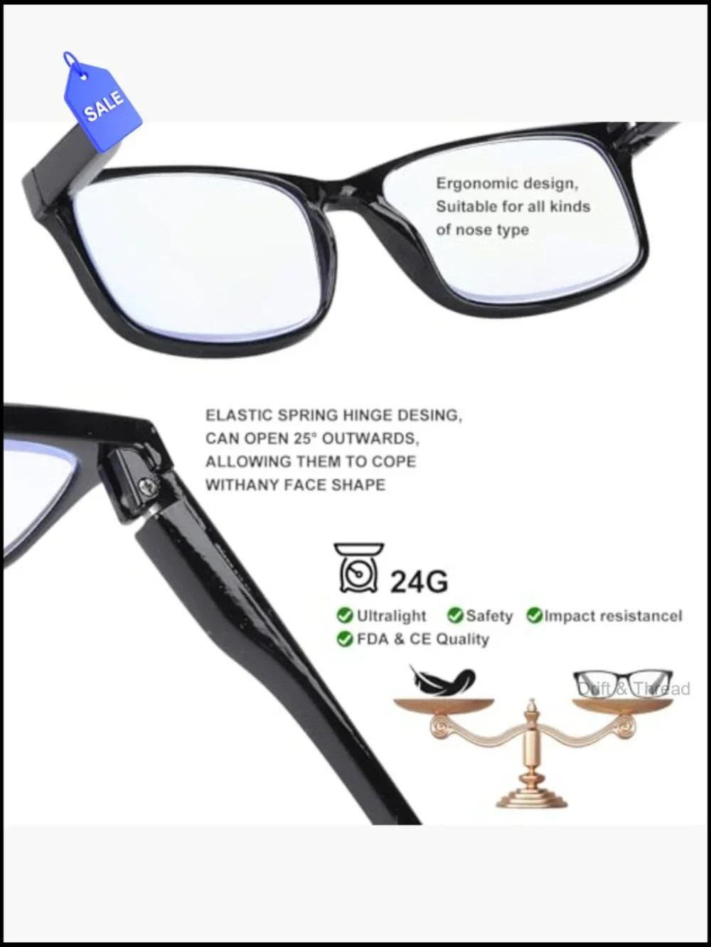 8 Pack Reading Glasses Blue Light Blocking Men Women Anti Eyestrain UV